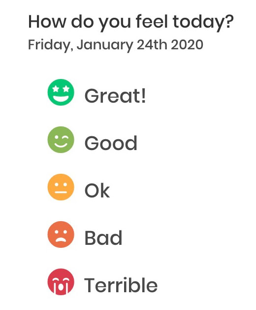 Mood scale